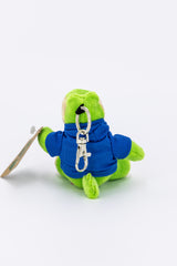 Green Hoodie Gator Stuffed Animal Keychain