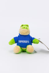 Green Hoodie Gator Stuffed Animal Keychain