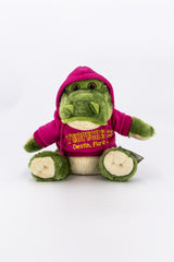 Green Hoodie Gator Stuffed Animal