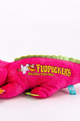 Pink Embroidered Alligator