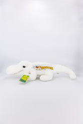 White Embroidered Alligator