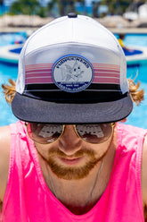 Retro Stripe Baseball Caps