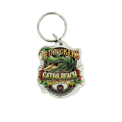 Gator Beach Keychain