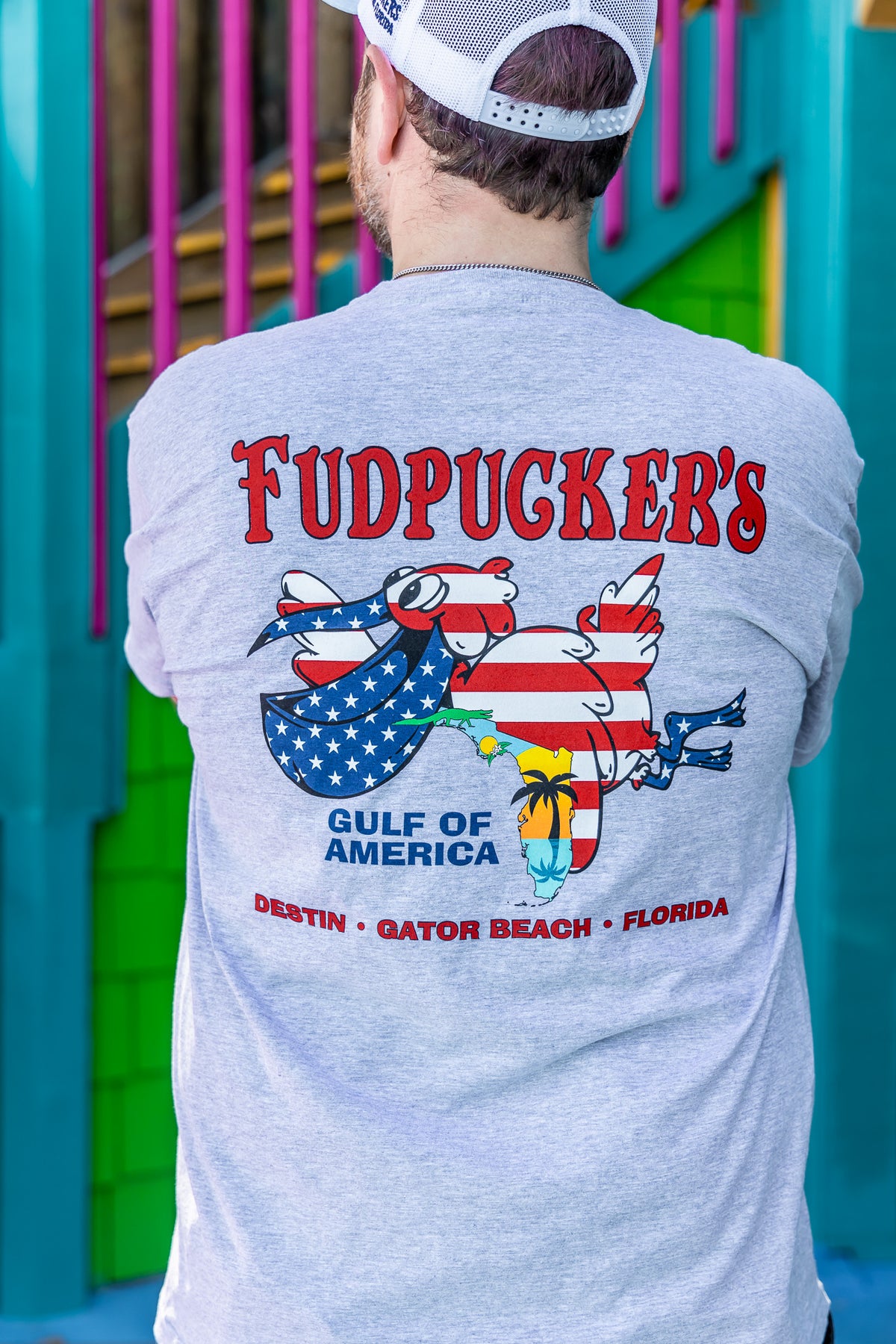 Fud's Patriotic Pelican T-Shirt