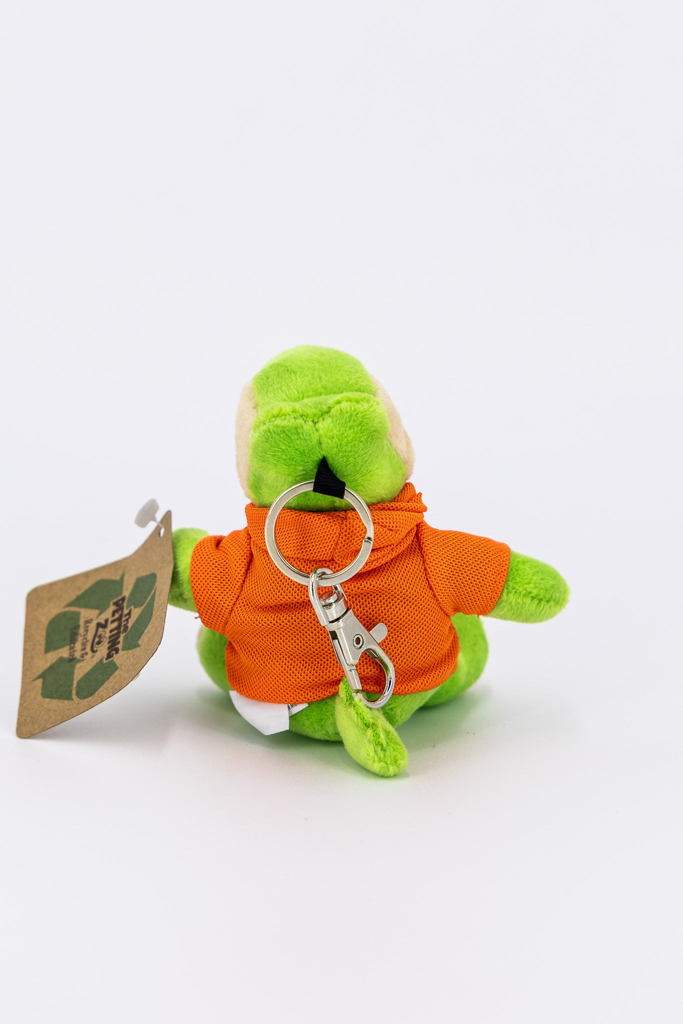 Green Hoodie Gator Stuffed Animal Keychain