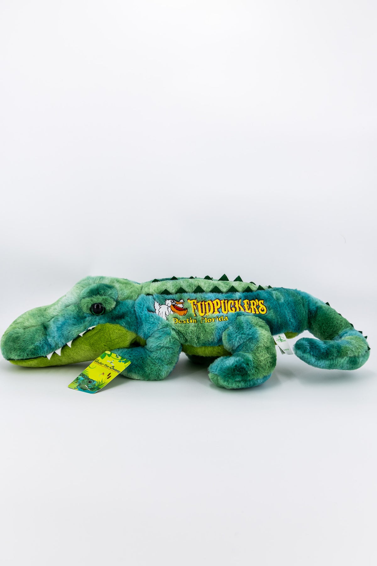 Green Embroidered Alligator