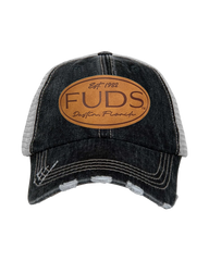 Ladies FUDS Leather Patch Cap