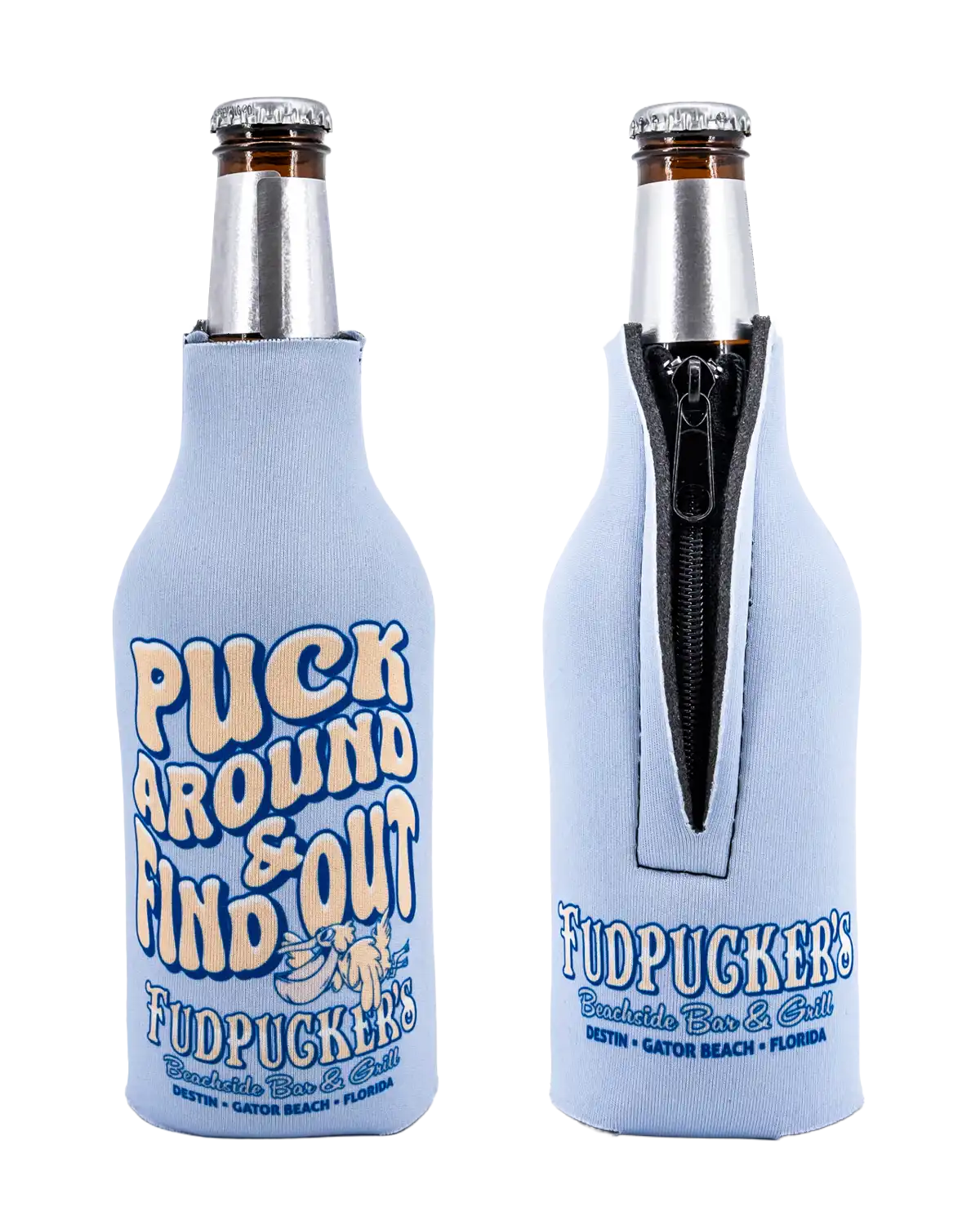 Puck Around Bottle Coozies