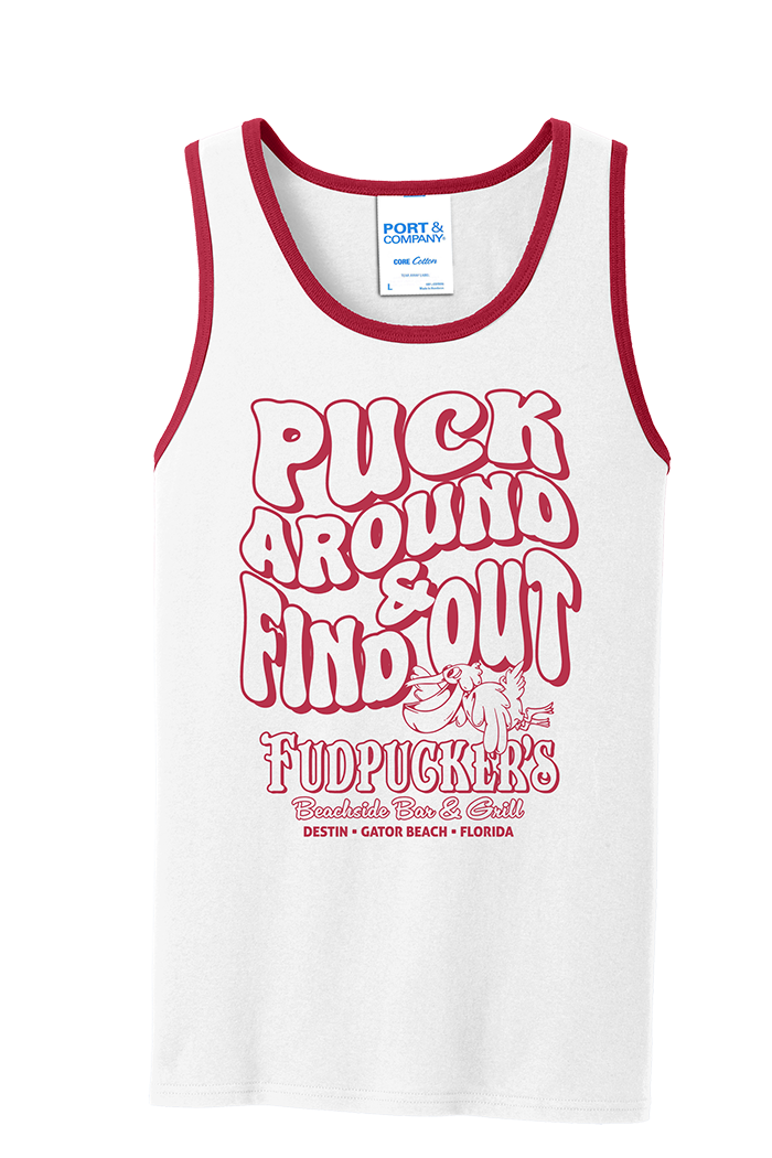 PUCK AROUND AND FIND OUT TANK TOP