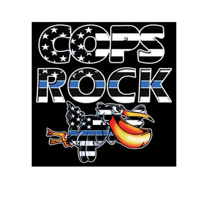 Cops Rock Sticker