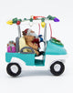 Santa Driving Golf Cart Ornament