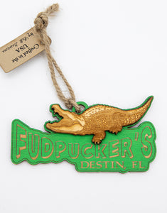 Fudpucker's Alligator Ornament